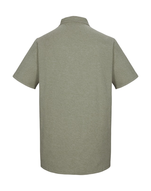 Killtec Poloshirt »KOS 82 MN PLSHRT« Sportliches Herren Poloshirt mit Melange-Optik und Knopfleiste