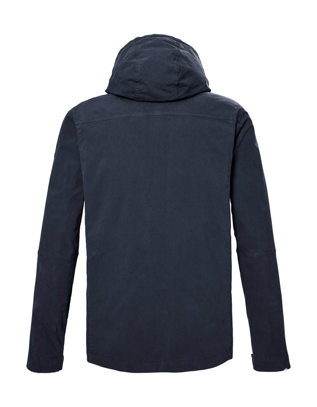 G.I.G.A. DX by killtec Funktionsjacke »GS 16 MN JCKT GOTS« Bio-Baumwolle, Peach Finish, verstellbare Ärmel, regulierbare Kapuze