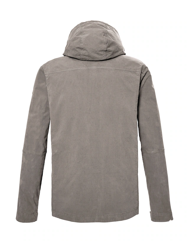 G.I.G.A. DX by killtec Funktionsjacke »GS 16 MN JCKT GOTS« Bio-Baumwolle, Peach Finish, verstellbare Ärmel, regulierbare Kapuze