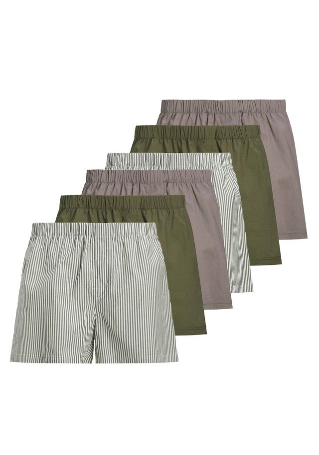 Jack & Jones Webboxer »Web-Boxershorts JACMILANO WOVEN BOXERS 6 PACK 6er Pack«