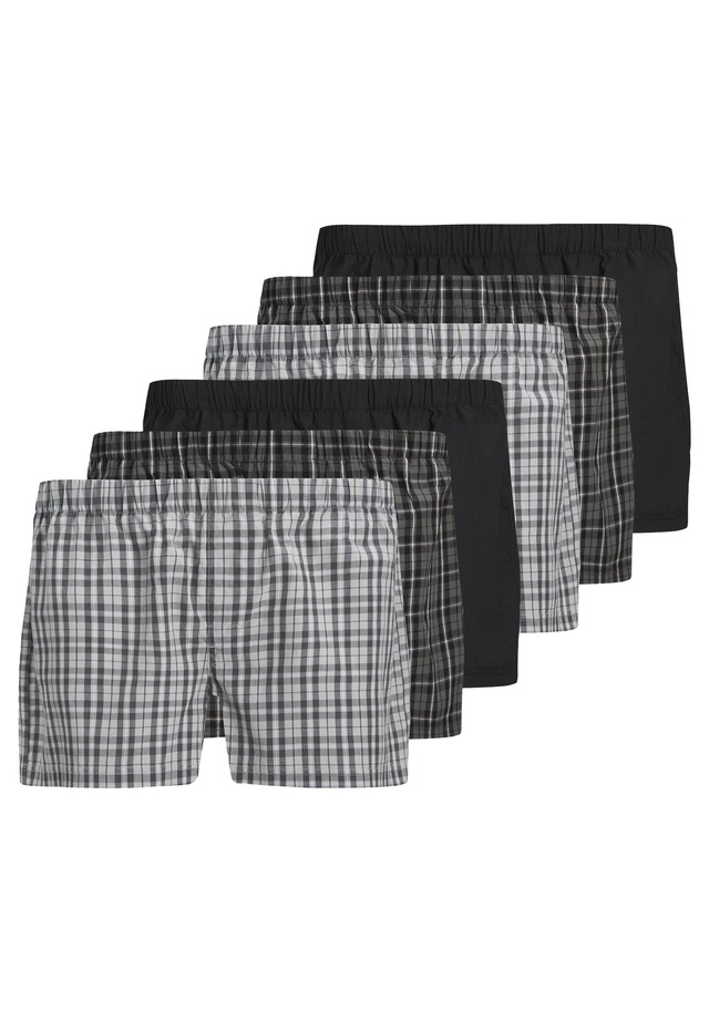 Jack & Jones Webboxer »Web-Boxershorts JACMILANO WOVEN BOXERS 6 PACK 6er Pack«
