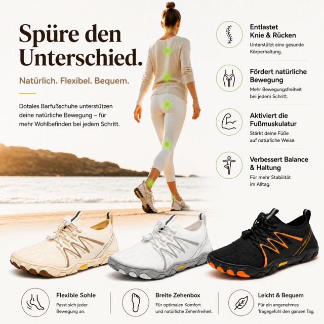 DOTALES Barfußschuh »Gripstep Barfußschuhe Damen & Herren Barfußschuhe« Minimalschuhe