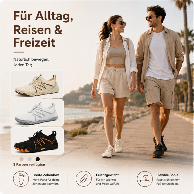 DOTALES Barfußschuh »Gripstep Barfußschuhe Damen & Herren Barfußschuhe« Minimalschuhe
