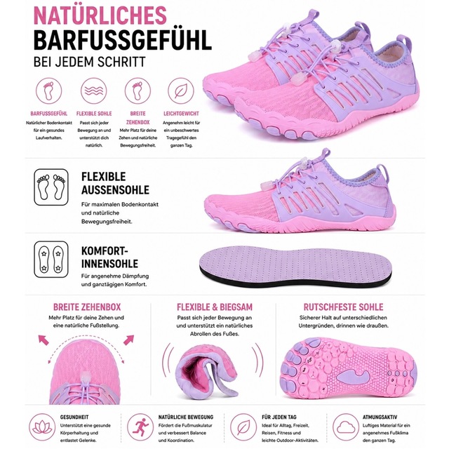 DOTALES Barfußschuh »Slipstep Barfußschuhe Damen & Herren Barfußschuhe« Minimalschuhe