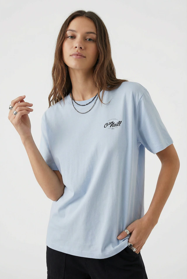 O'Neill T-Shirt »O'NEILL BOXY BACK PRINT T-SHIRT« sportliche Passform, lockerer Schnitt, aus Baumwolle