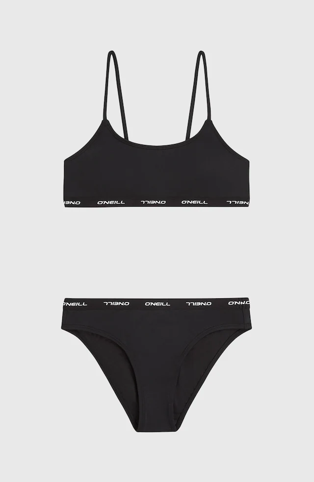 O'Neill Bandeau-Bikini »O'NEILL SPORT BIKINI SET« 2 Stk. sportliches Bikini-Set, elastischer Bund mit Logostreifen