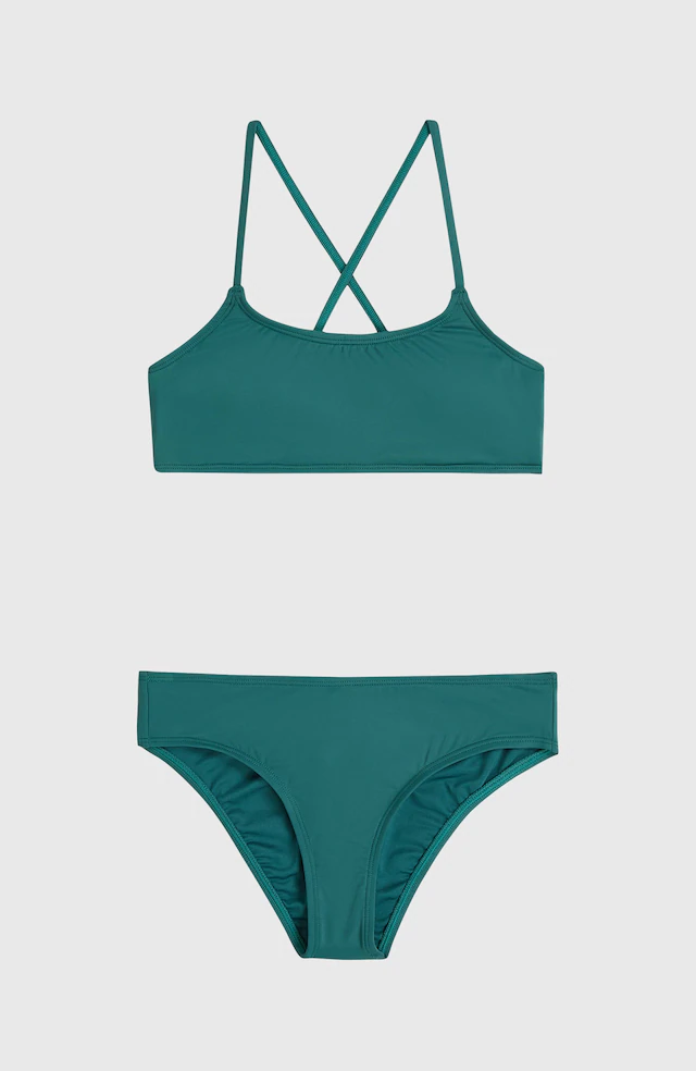 O'Neill Bandeau-Bikini »ESSENTIALS BRALETTE BIKINI SET« 2 Stk. 2-teiliges Bikini-Set, mit festen Trägern, gut abdeckendes Höschen