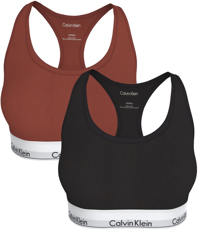 Calvin Klein Underwear Bralette »BRALETTE 2PK« Packung, 2er-Pack, Körpernahe Passform mit elastischem Bund