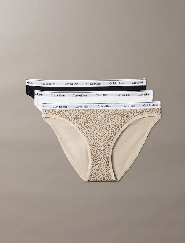 Calvin Klein Underwear Bikinislip »BIKINI 3PK« Packung, 3er-Pack, Körpernahe Passform mit elastischem Bund