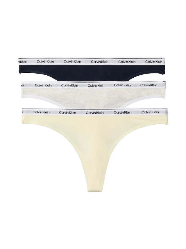 Calvin Klein Underwear Tanga »THONG 3PK« Packung, 3er-Pack, Körpernahe Passform mit elastischem Bund