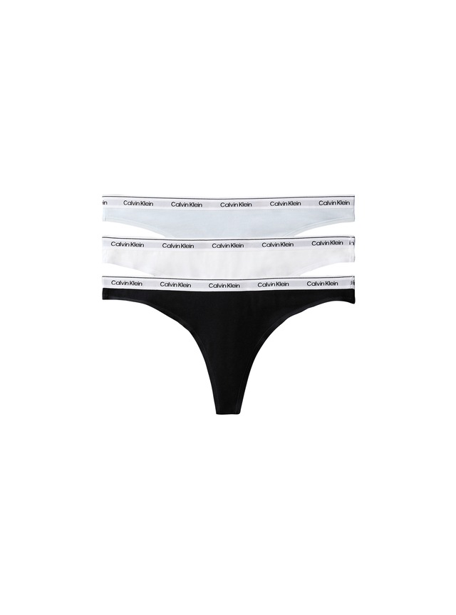 Calvin Klein Underwear Tanga »THONG 3PK« Packung, 3er-Pack, Körpernahe Passform mit elastischem Bund