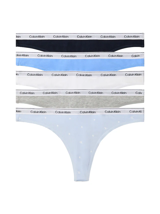 Calvin Klein Underwear Tanga »THONG 5 PK« Packung, Körpernahe Passform