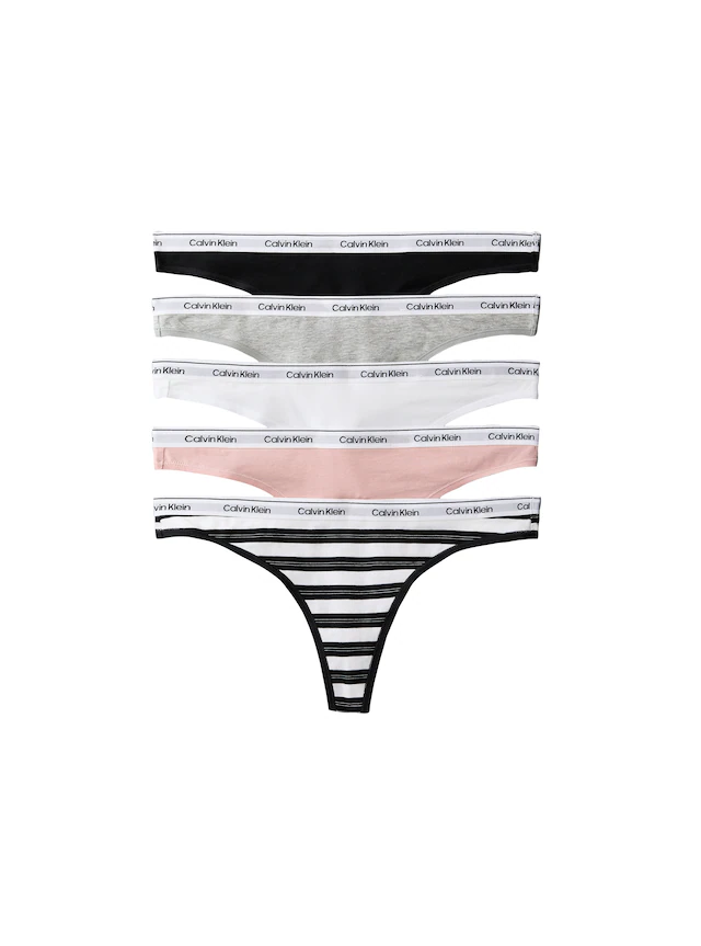 Calvin Klein Underwear Tanga »THONG 5 PK« Packung, Körpernahe Passform