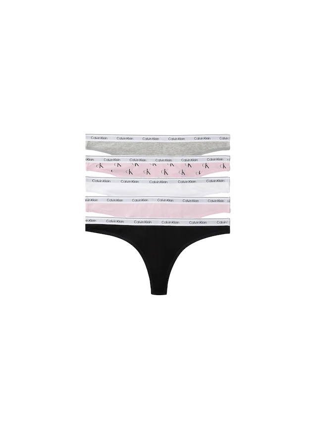 Calvin Klein Underwear Tanga »THONG 5 PK« Packung, Körpernahe Passform