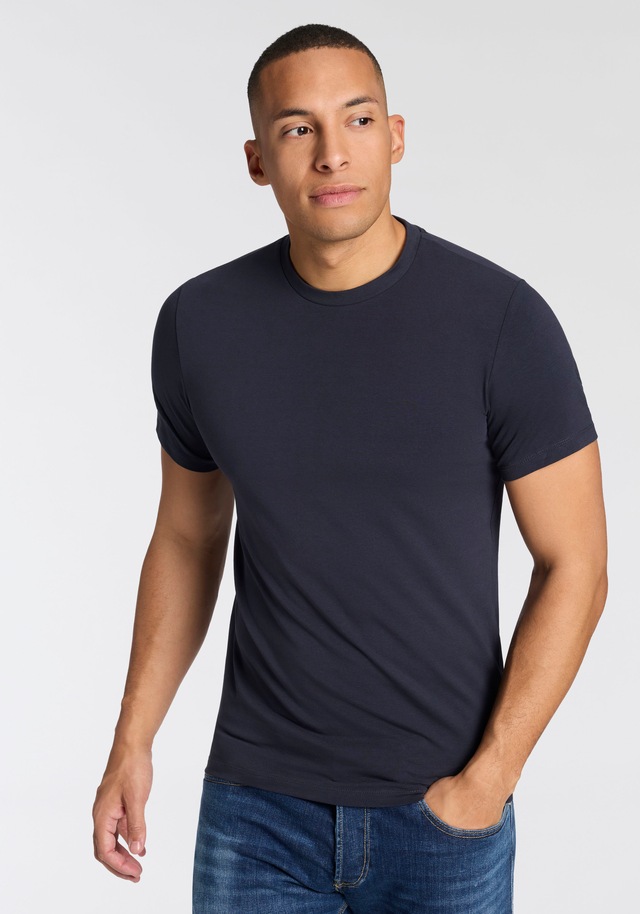 Replay T-Shirt Baumwoll-Mix, Rundhalsform