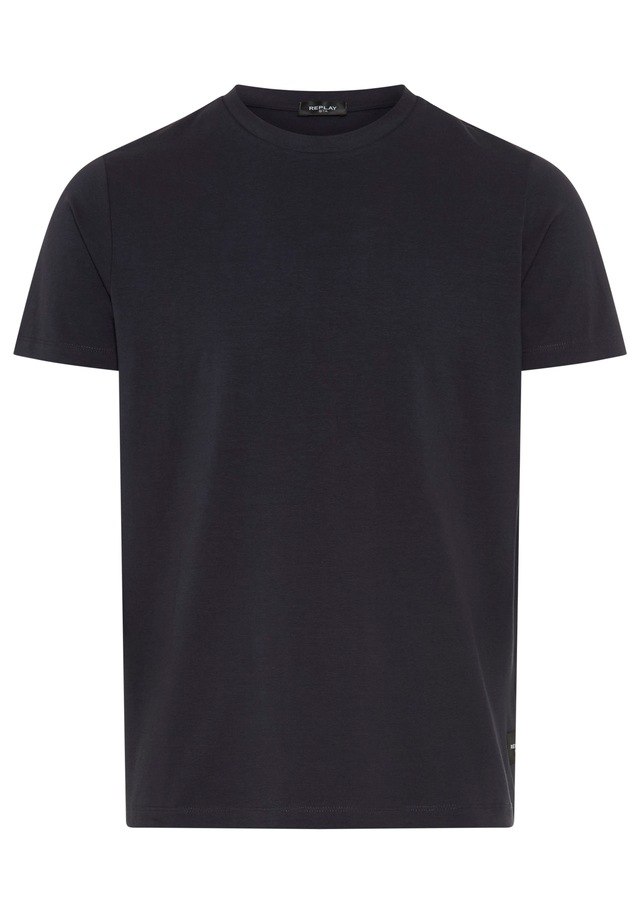 Replay T-Shirt Baumwoll-Mix, Rundhalsform