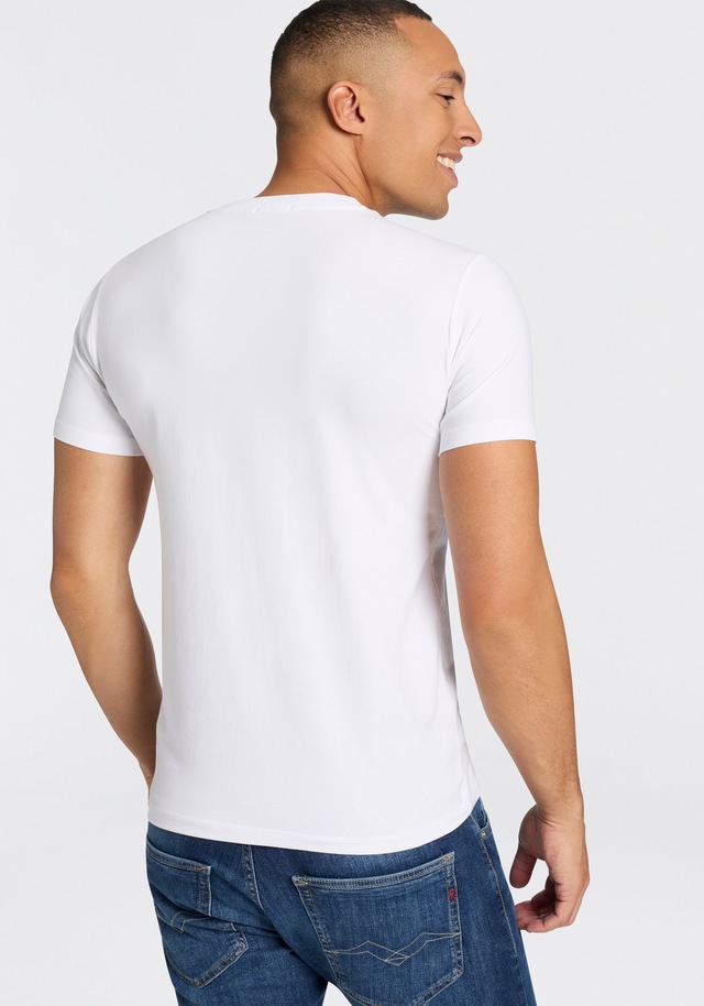 Replay T-Shirt Baumwoll-Mix, Rundhalsform