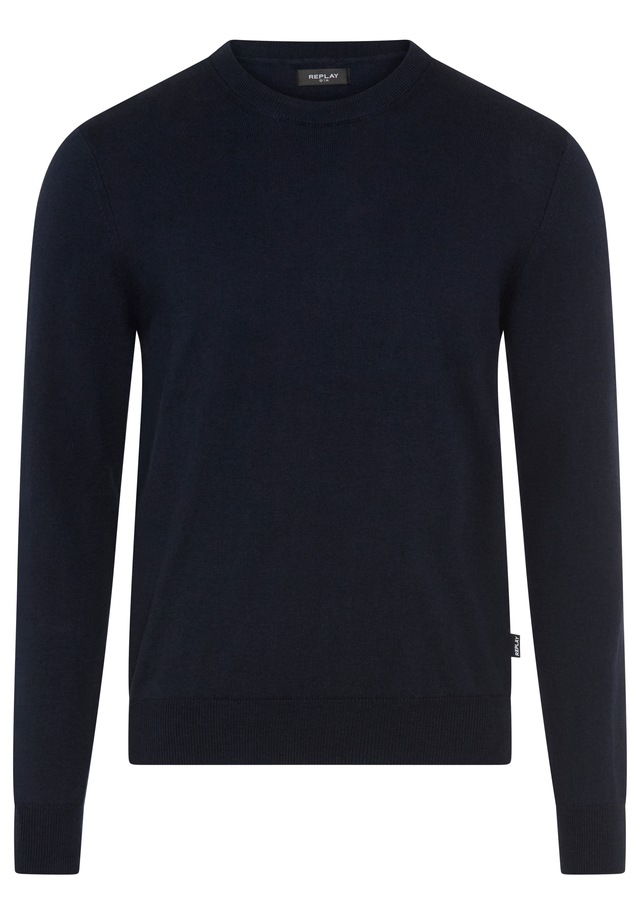 Replay Strickpullover mit Kaschmir-Anteil, Rundhals