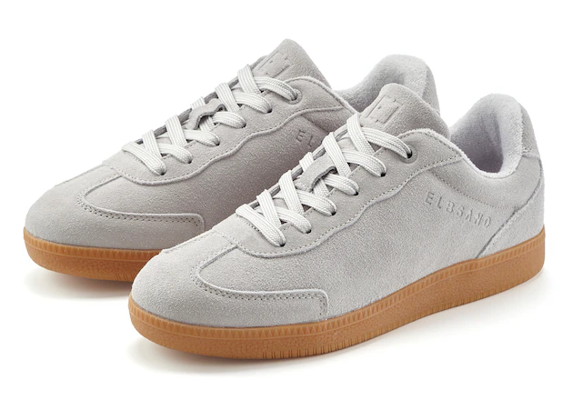 Elbsand Sneaker »Freizeitschuh, Schnürschuh, Turnschuh, Retro Sneaker, Lederschuh« Ledersneaker, Schnürhalbschuh aus Leder im modernen Retro Look