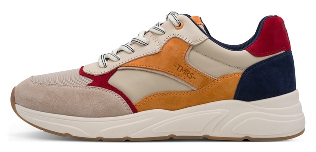 Tamaris Sneaker Freizeitschuh, Schnürschuh mit modischen Kontrastbesätzen, für Herren