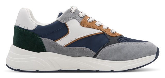 Tamaris Sneaker Freizeitschuh, Schnürschuh mit modischen Kontrastbesätzen, für Herren