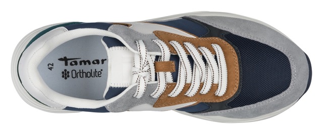 Tamaris Sneaker Freizeitschuh, Schnürschuh mit modischen Kontrastbesätzen, für Herren