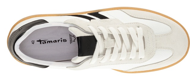 Tamaris Sneaker Freizeitschuh, Halbschuh, Schnürschuh mit Kontrastbesatz, für Herren