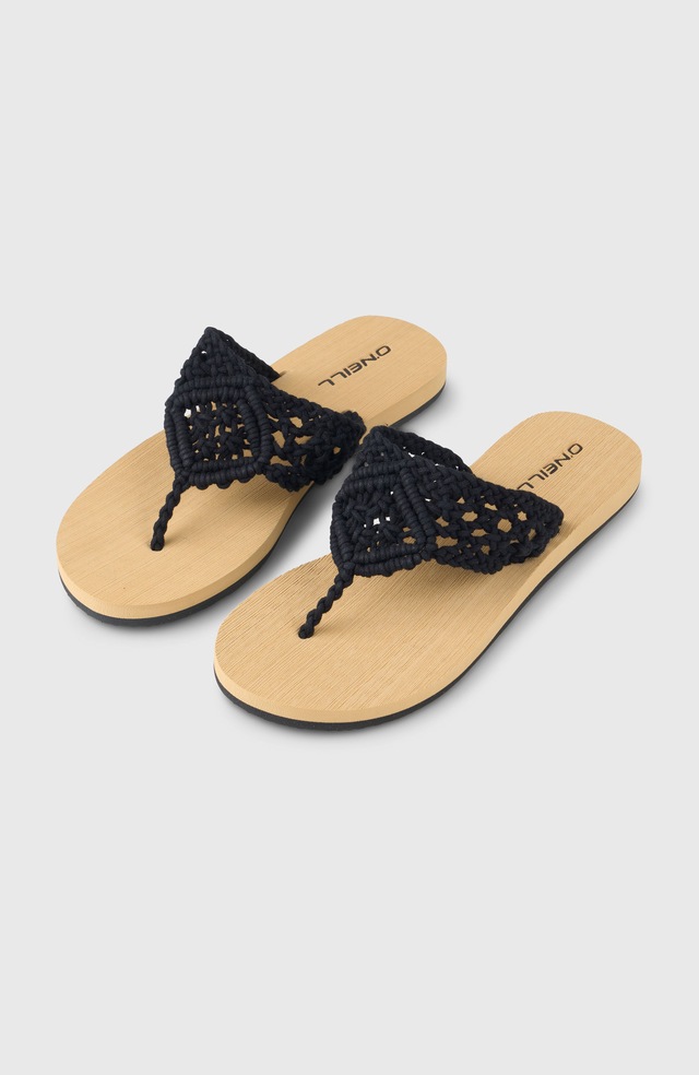 O'Neill Zehentrenner »DITSY CROCHET SANDALS« Sommerschuh, Sandale, Schlappen, mit Gummilaufsohle