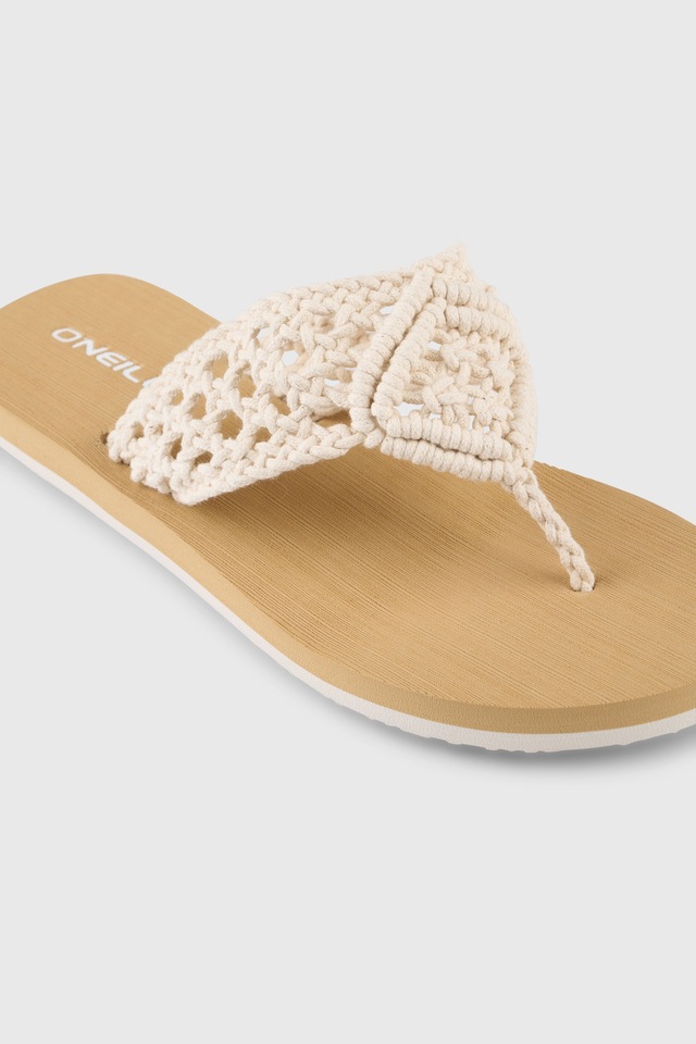 O'Neill Zehentrenner »DITSY CROCHET SANDALS« Sommerschuh, Sandale, Schlappen, mit Gummilaufsohle