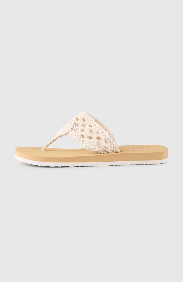 O'Neill Zehentrenner »DITSY CROCHET SANDALS« Sommerschuh, Sandale, Schlappen, mit Gummilaufsohle