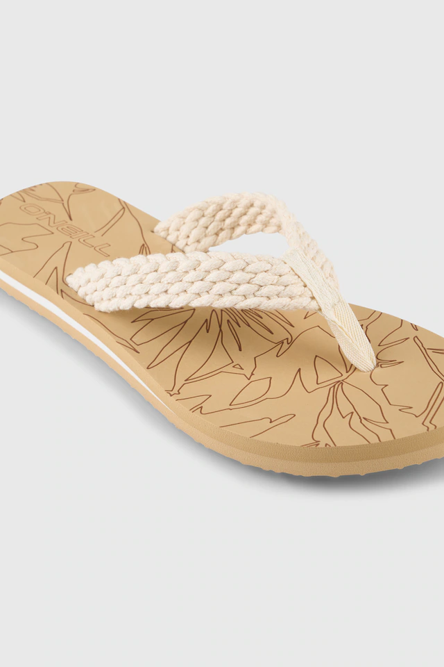 O'Neill Zehentrenner »O'NEILL FLORAL SANDALS« Sommerschuh, Sandale, Schlappen, mit Gummilaufsohle