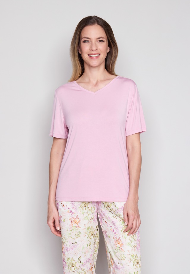 JOOP! Pyjamaoberteil mit V-Ausscshnitt und kurzem Arm