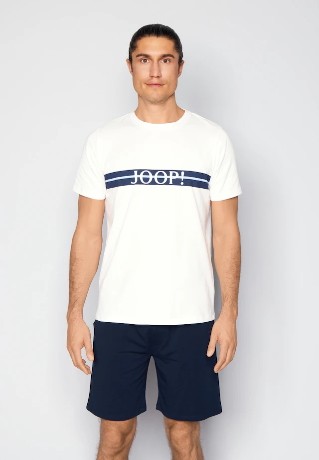 JOOP! Shorty »Core« 2 tlg. mit kurzem Arm, Rundhalsausschnitt und seitlichen Taschen