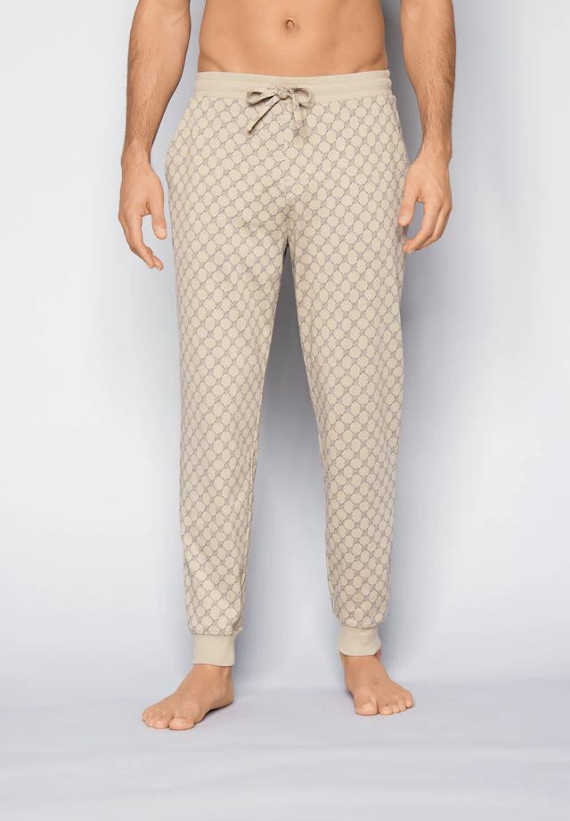 JOOP! Pyjamahose »Leisure« mit Cornflower-Print, seitlichen Taschen und Bindeband