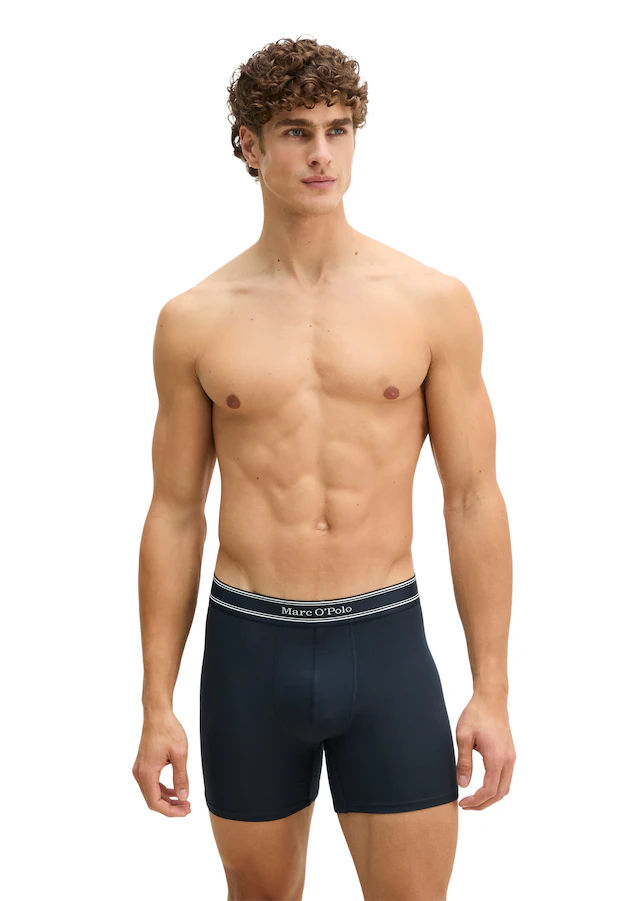 Marc O'Polo Retro Pants »Modal« mit etwas längerem Bein, Logobund, ohne Eingriff