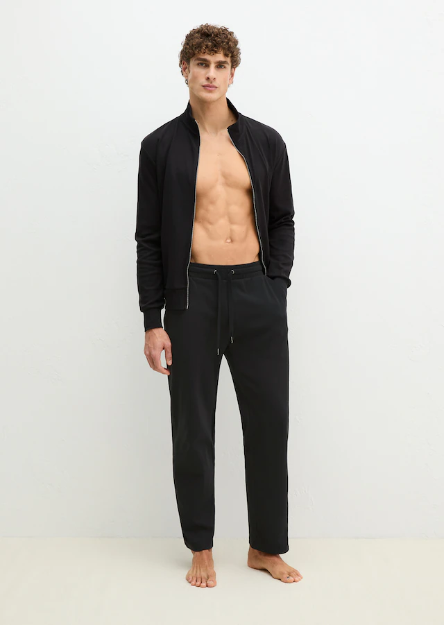 Marc O'Polo Loungehose »Mix N Match Interlock« mit Gummizug und Bindeband