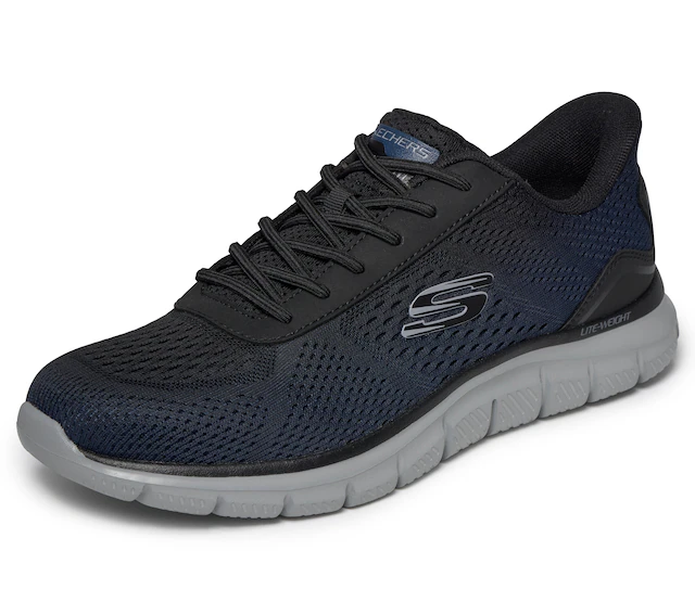 Skechers Slip-On Sneaker »TRACK« Schlupfschuh, Freizeitschuh, Sportschuh mit Memory Foam