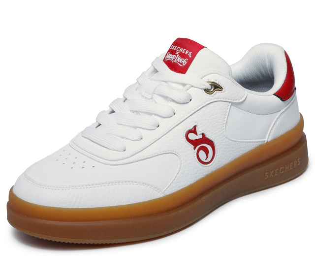 Skechers Sneaker »COURTSIDE-CALI DUDEZ« Snoop Dogg Schnürschuh mit Kontrastbesätzen