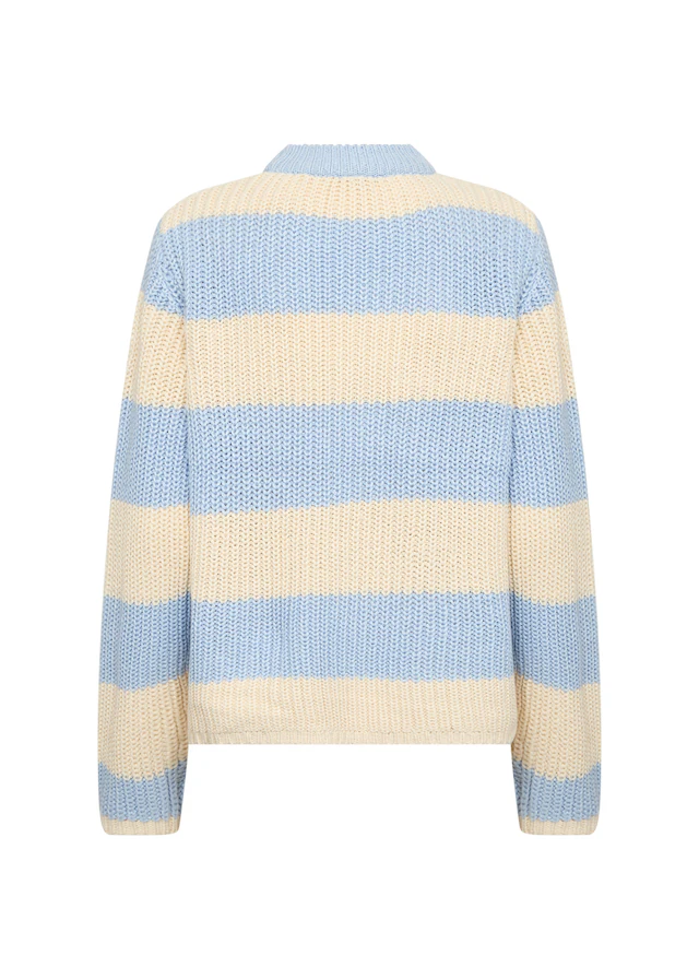 soyaconcept Strickpullover »SC-REMONE STRIPE 38« aus Baumwollmischung, Regular Fit, gestreifte Optik, pflegeleicht