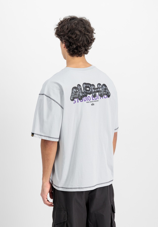 Alpha Industries T-Shirt »Studio Bubble Backprint T-Shirt«