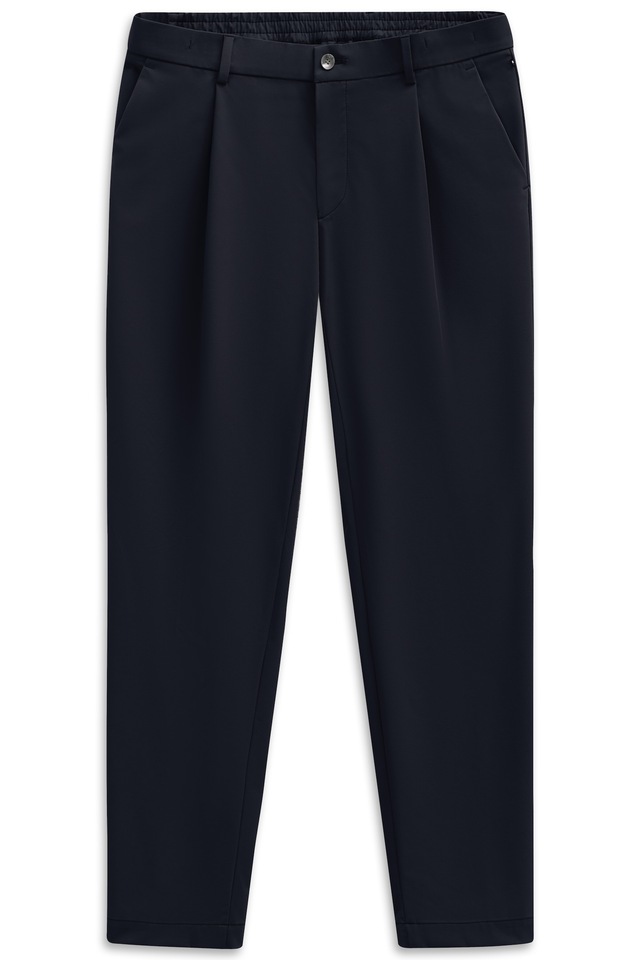 bugatti Bundfaltenhose »Tapered Fit« mit Flexcity Performance Stretch