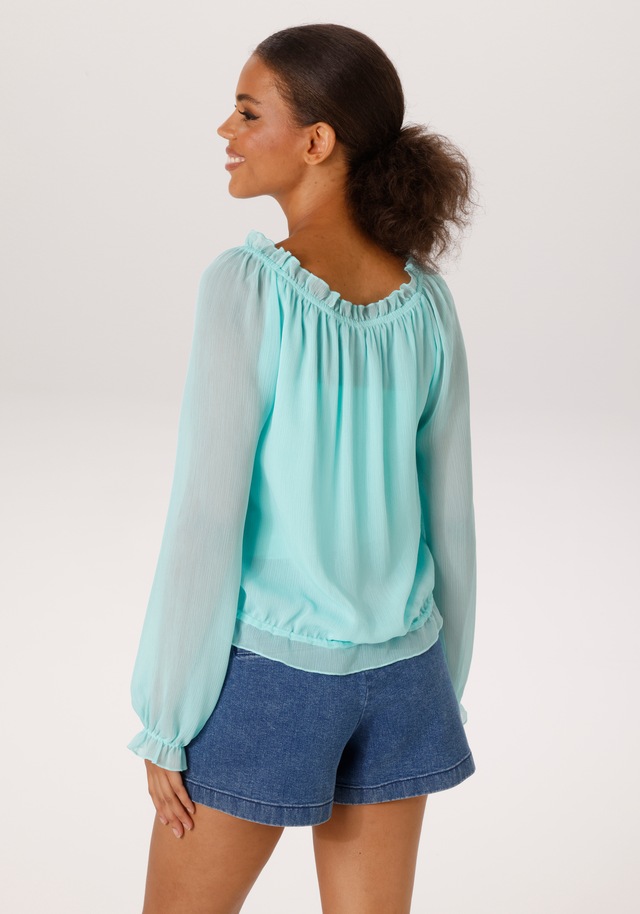 Aniston CASUAL Schlupfbluse aus strukturiertem Chiffon
