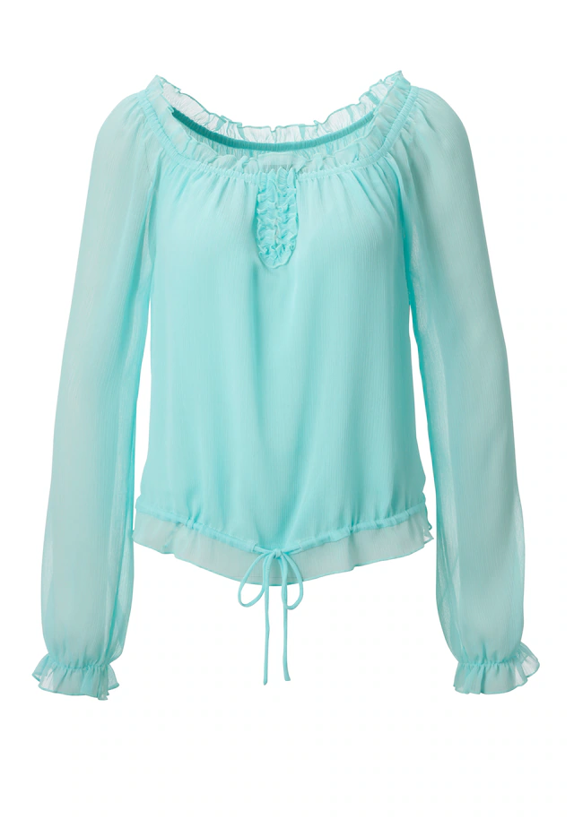 Aniston CASUAL Schlupfbluse aus strukturiertem Chiffon