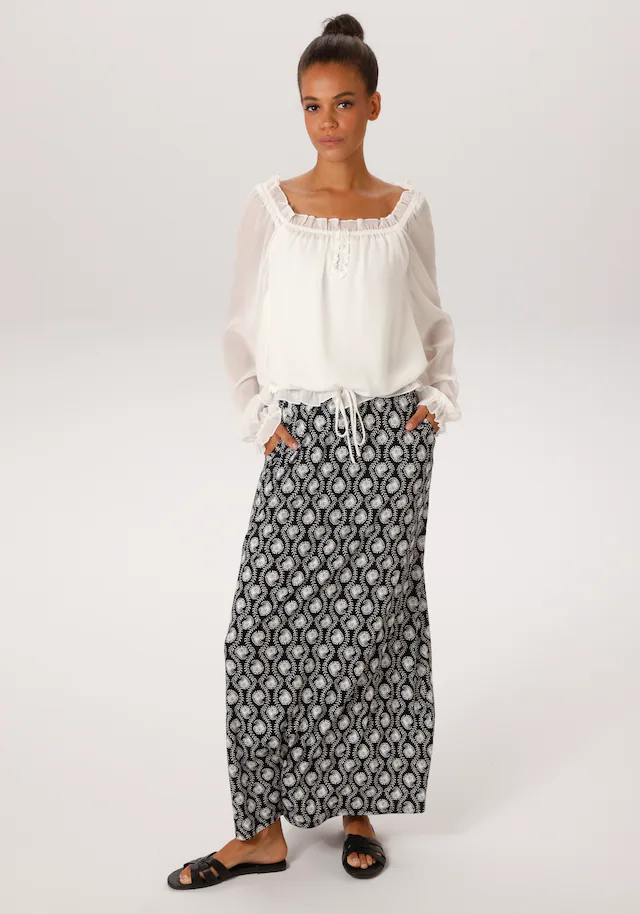 Aniston CASUAL Schlupfbluse aus strukturiertem Chiffon