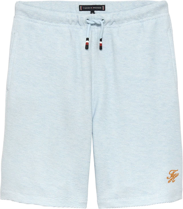 Tommy Hilfiger Shorts »TH SCRIPT JERSEY TWILL SHORT« Kinder bis 16 Jahre, weites Bein