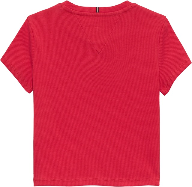 Tommy Hilfiger T-Shirt »STAR FLAG TEE SHORT SLEEVE« Kinder bis 16 Jahre, Logo mit Strass-Steinen