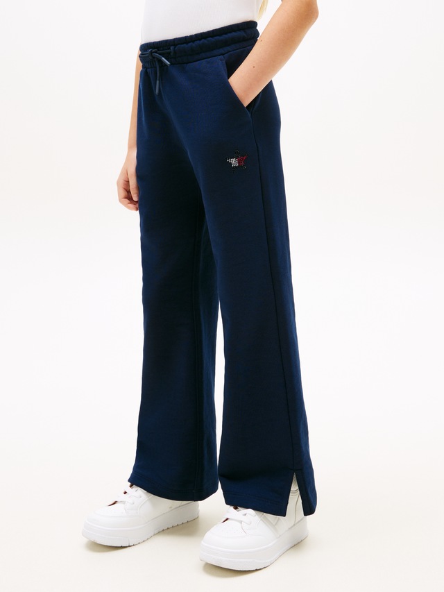 Tommy Hilfiger Jogginghose »STAR SWEATPANT« Kinder bis 16 Jahre, mit Strass-Label, loose fit