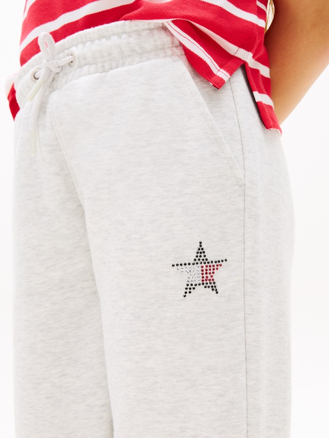 Tommy Hilfiger Jogginghose »STAR SWEATPANT« Kinder bis 16 Jahre, mit Strass-Label, loose fit