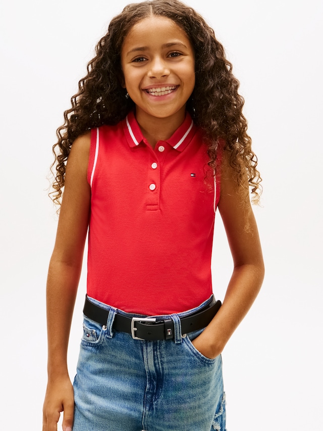 Tommy Hilfiger Poloshirt »CLASSIC POLO SLEEVELESS« Kinder bis 16 Jahre, ärmellos, regular fit