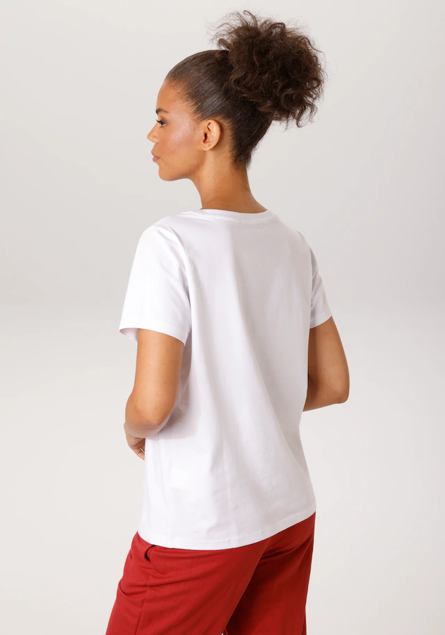 Aniston CASUAL T-Shirt mit Dackel oder Mops bedruckt - du hast die Wahl